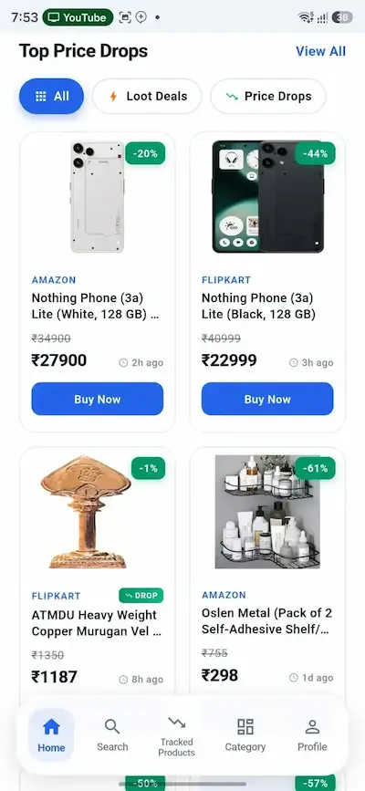 Top price drops daily deals